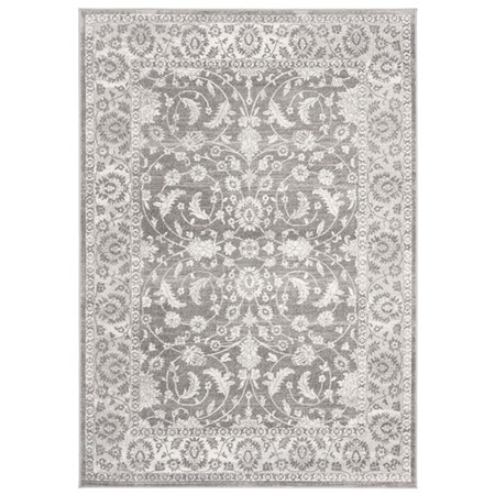 Safavieh 5 ft. 3 in. x 7 ft. 6 in. Brentwood Rectangle Power-Loomed Rug - Cream & Gray BNT844B-5